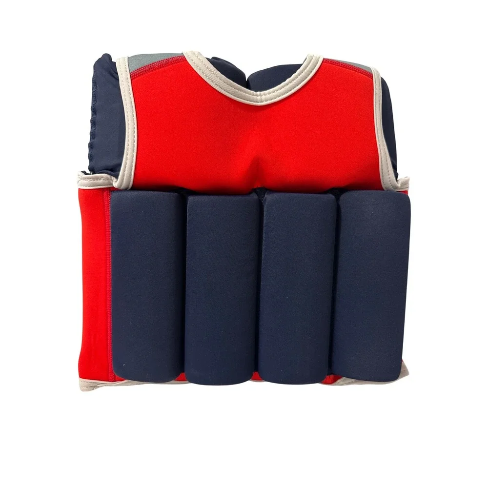 Aeocoo Swim Vest Kids Medium Red Blue Stars‎ Life Jacket AEC-ZZH-002